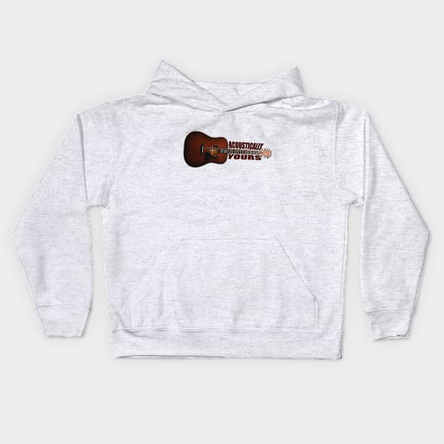 Acoustically Yours Kids Hoodie by LahayCreative2017